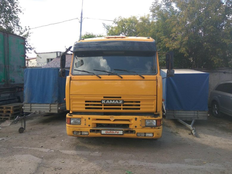 КАМАЗ 5460 желтый