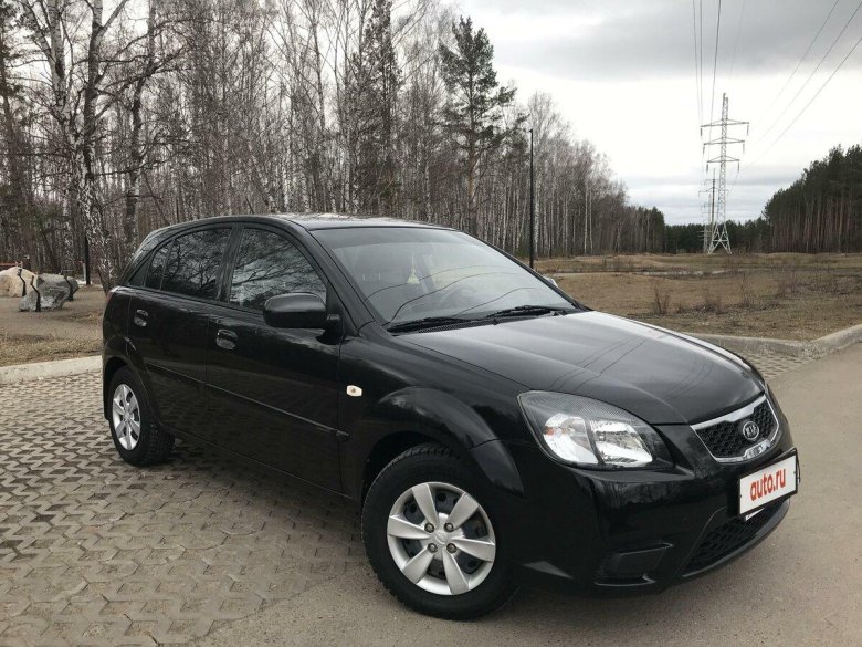 Киа Рио 2011 черная