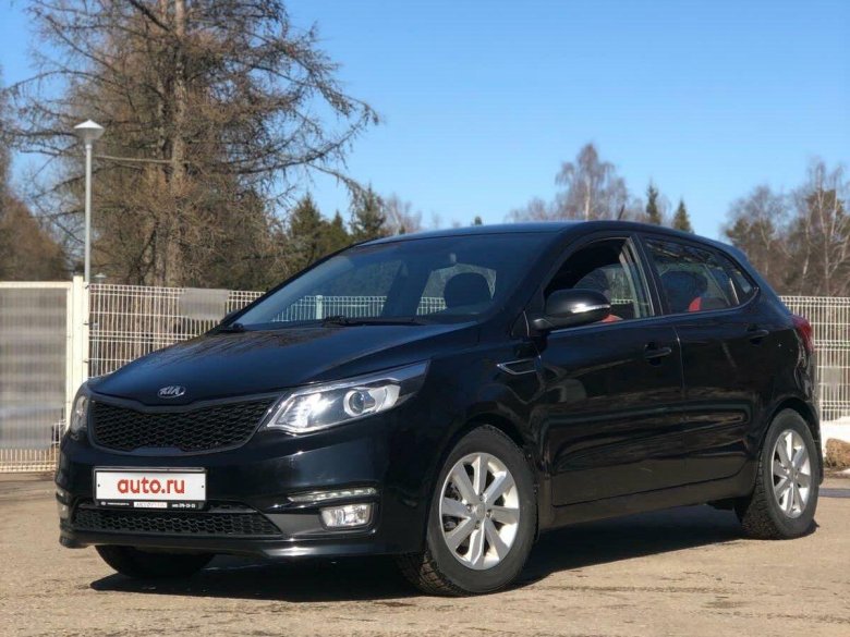 Kia Rio 2015 черная