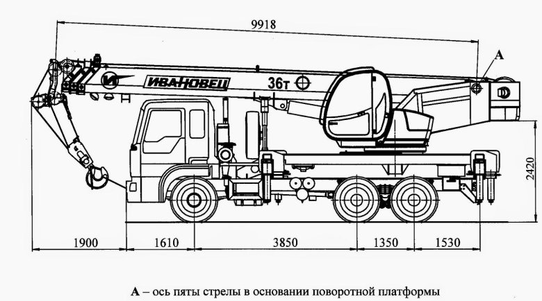 Кран автомобильный КС-55717: