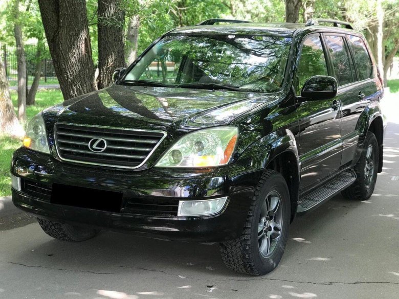 Лексус gx470 черный