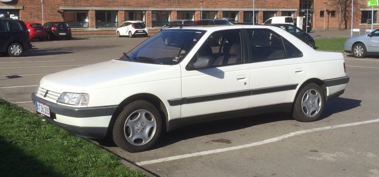 Пежо 405 белая