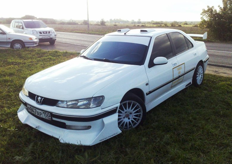 Пежо 406 белая