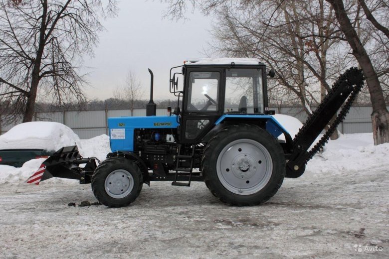 Трактор МТЗ 82 бара траншеекопатель