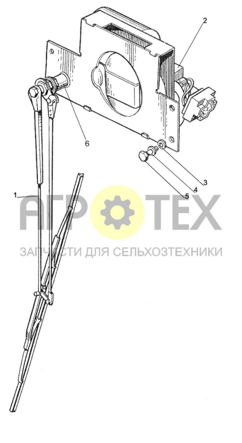 Рычаг стеклоочистителя МТЗ 80 передний