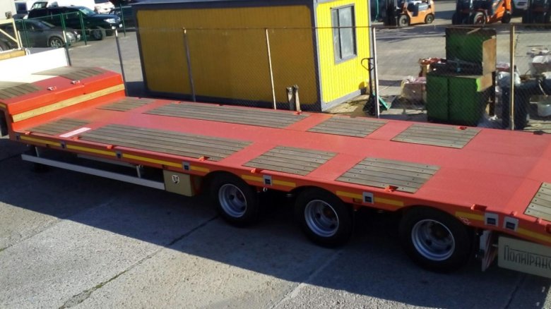 Трал 3 оси низкорамный