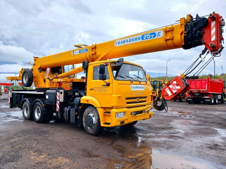 Автокран галичанин 25 тонн