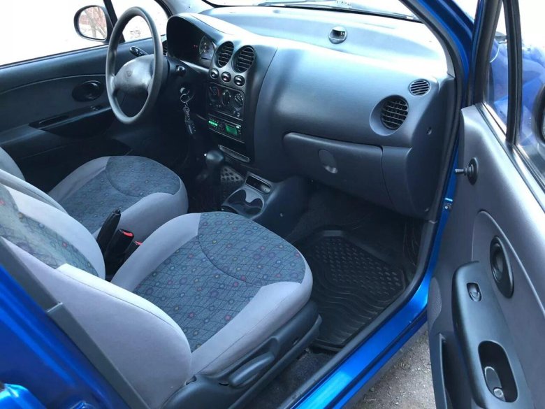 Дэу Матиз синий