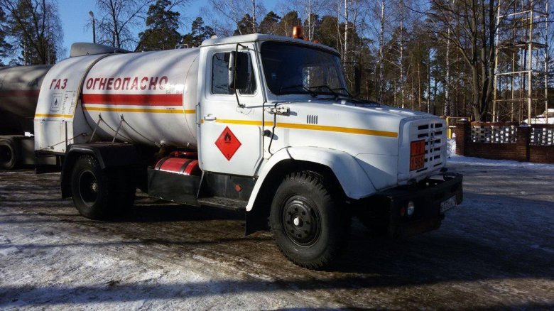 ЗИЛ 130 пропан-Огнеопасно
