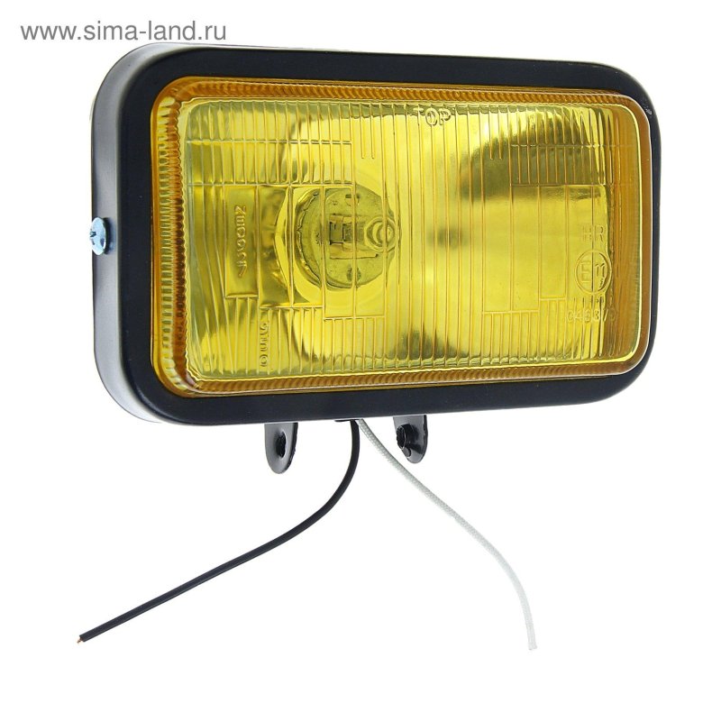 Желтые противотуманные фары