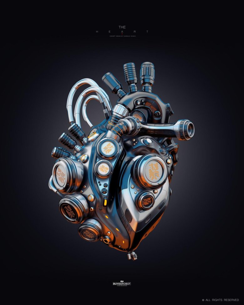 Механическое сердце киберпанк