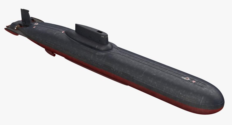 3d модель Typhoon-class Submarine