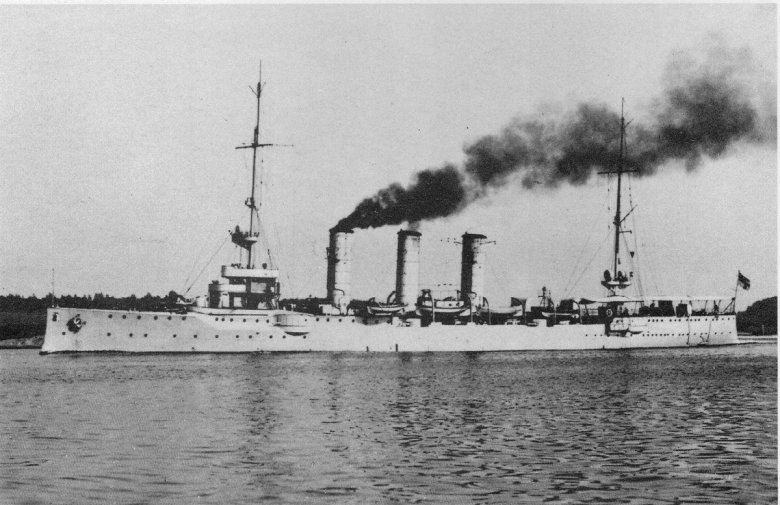 Крейсер Магдебург 1914