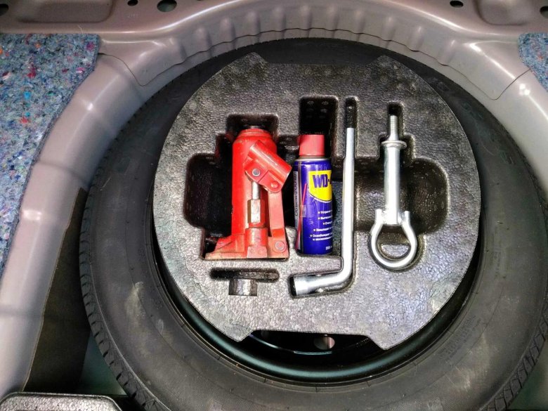 Штатный домкрат Лада х Рей