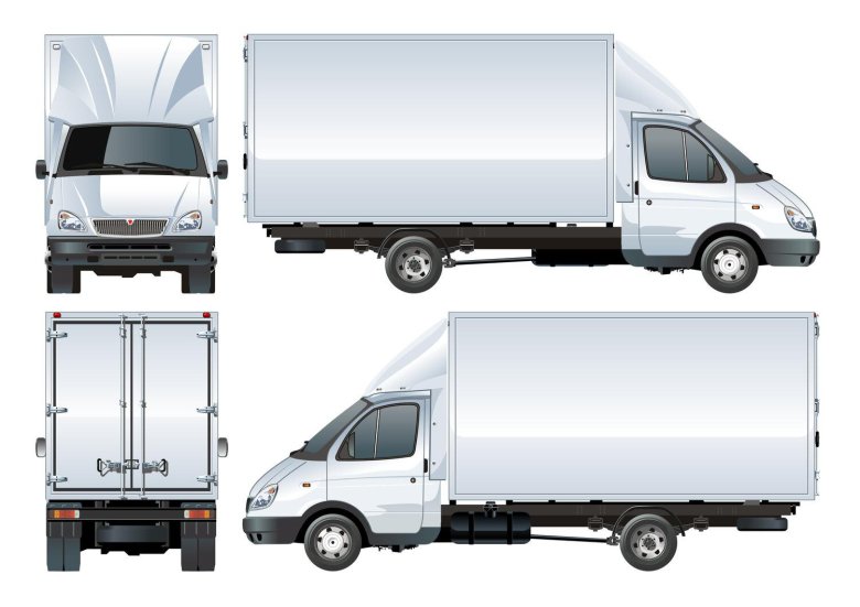 Газель Некст грузовая сзади