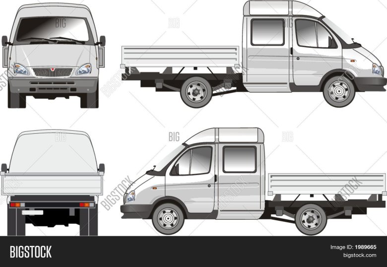 Газель 3302 фургон чертеж