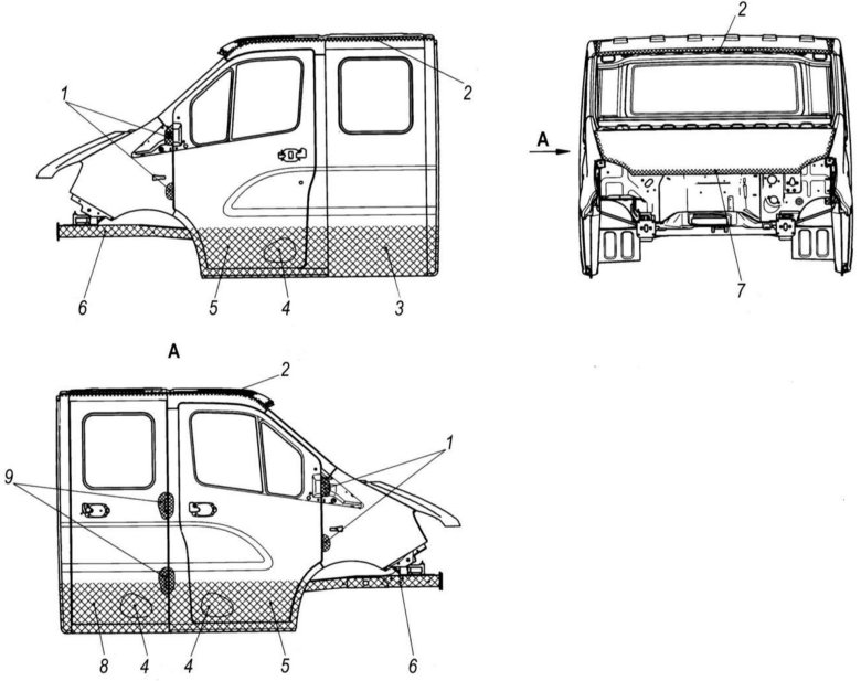 Ширина кабины Газель Некст фермер
