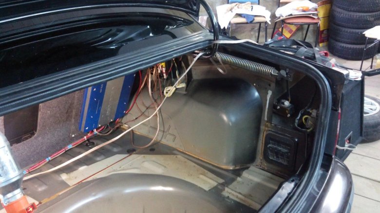 Саманд газовая оборудование багажник