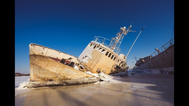 Кладбище кораблей Кронштадт