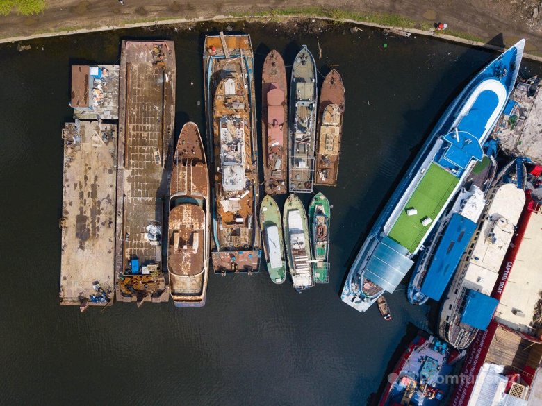 Кожуховский Затон кладбище кораблей
