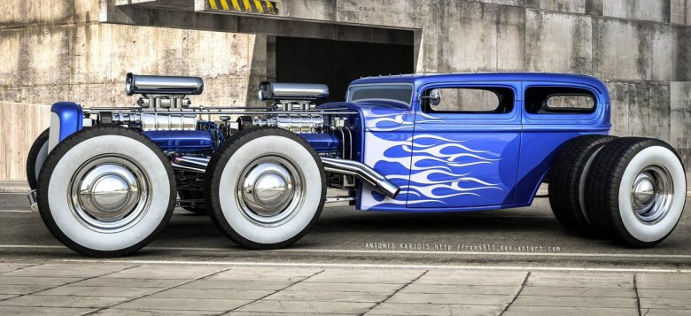 Маслкар хот род