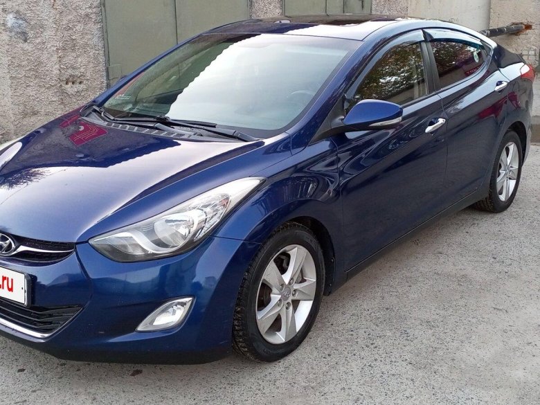 Хендай элантра 2011г синяя