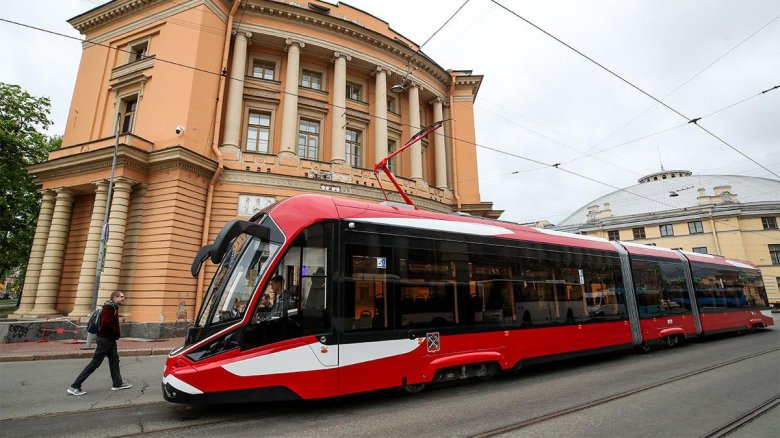 Ретро трамвай Санкт-Петербург 2023