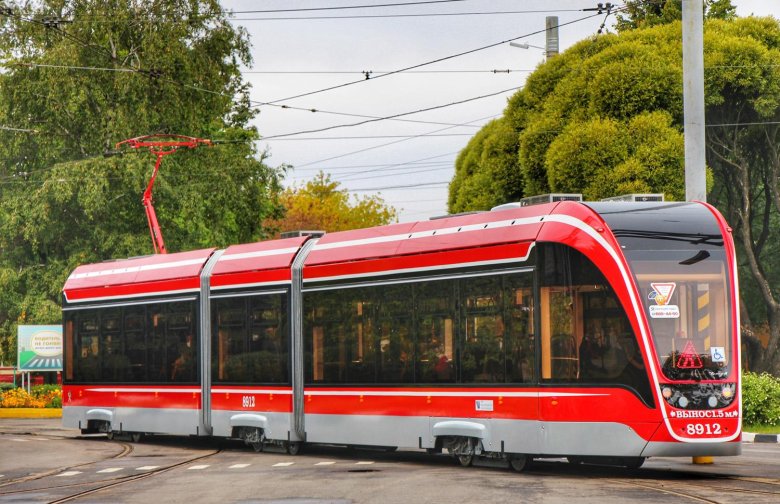 Новый трамвай Витязь м 2021