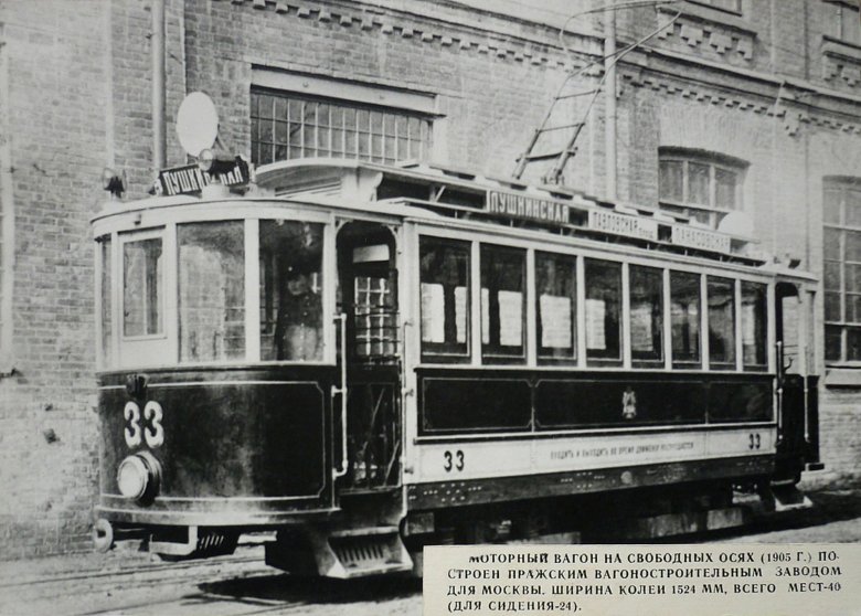 Первый Московский трамвай 1899