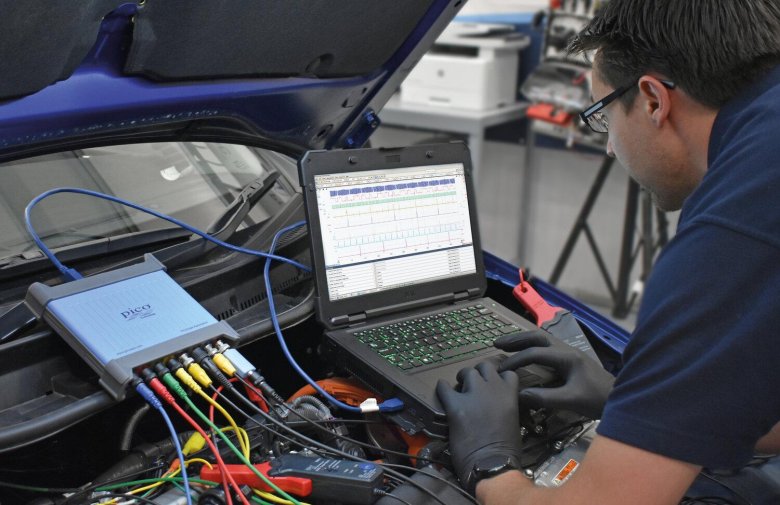 Осциллограф для автодиагностики