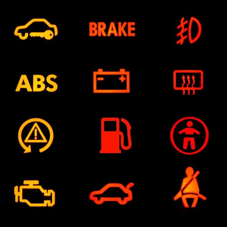 Toyota значки на приборной панели