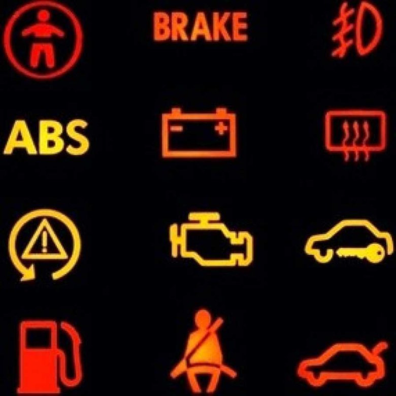 Значки на приборной панели Фольксваген гольф 6