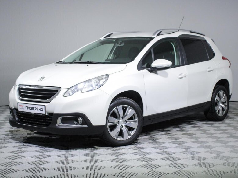 Peugeot 2008 с 2013–2016 г.в белый фон