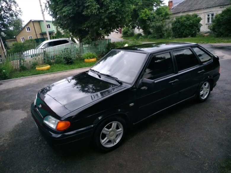 Лада 2114 черный цвет