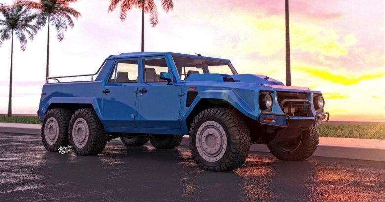 Lamborghini lm002 6x6