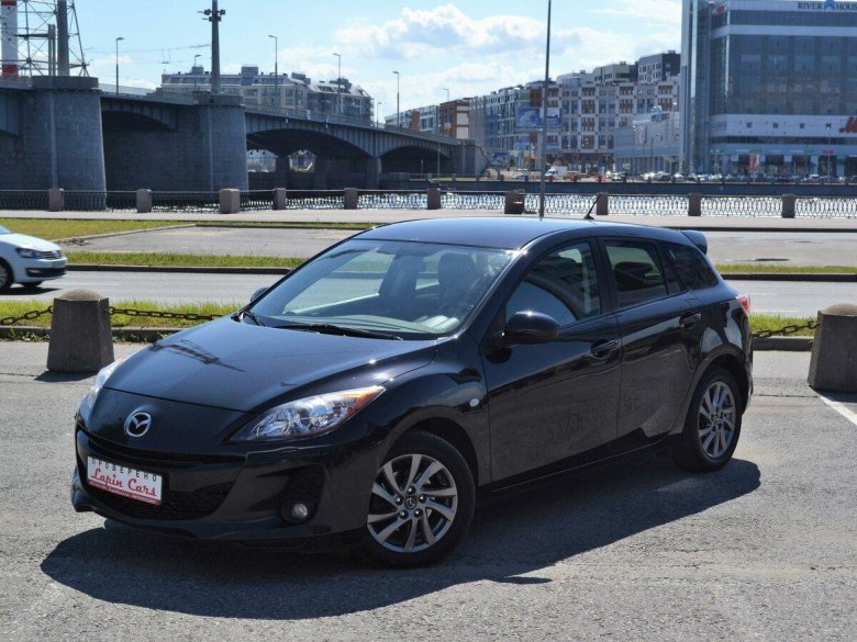 Мазда 3 хэтчбек 2012 черная
