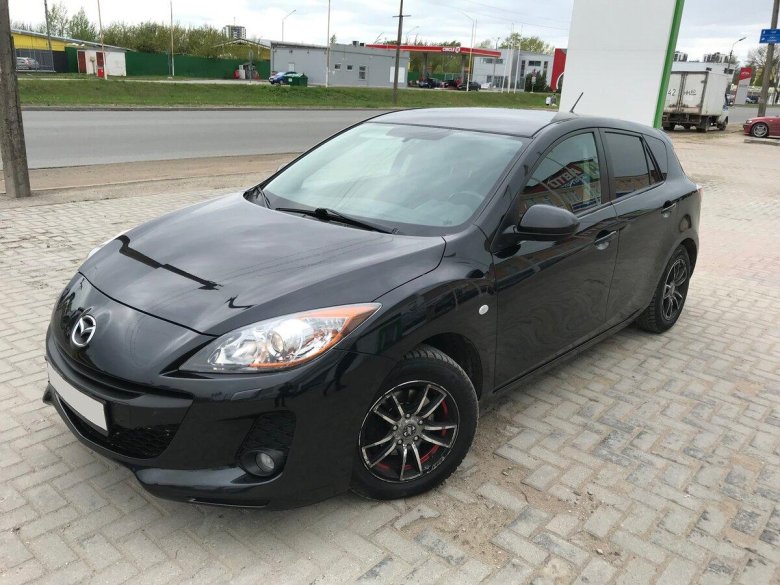 Мазда 3 хэтчбек 2012 черная