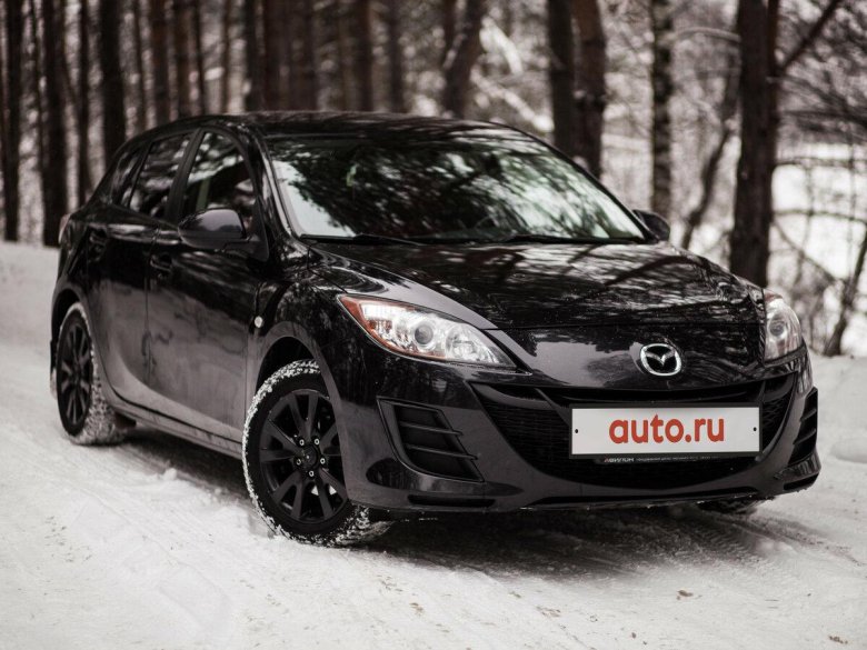 Мазда 3 хэтчбек черная