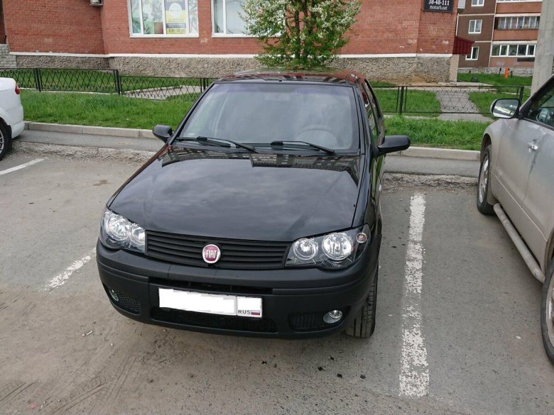 Фиат Альбеа черный
