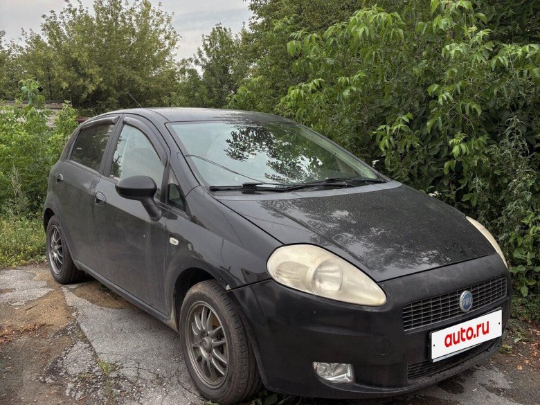 Фиат пунто черный