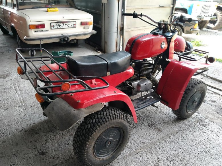 Мини мопед на 4 колесах