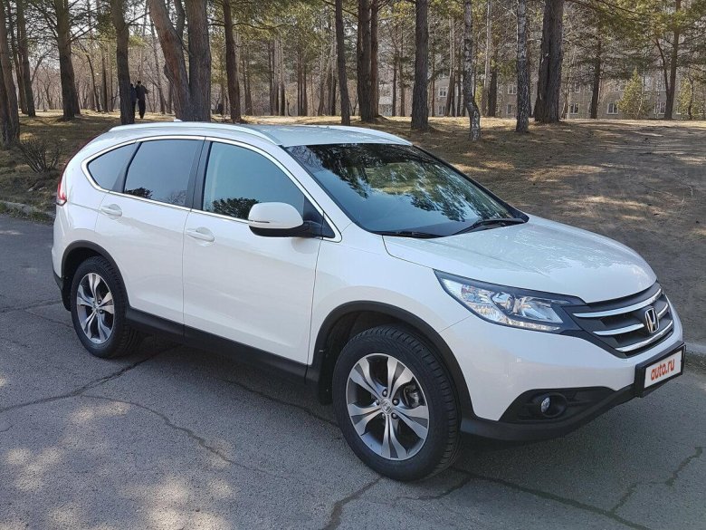 Honda CR-V 2013 белая