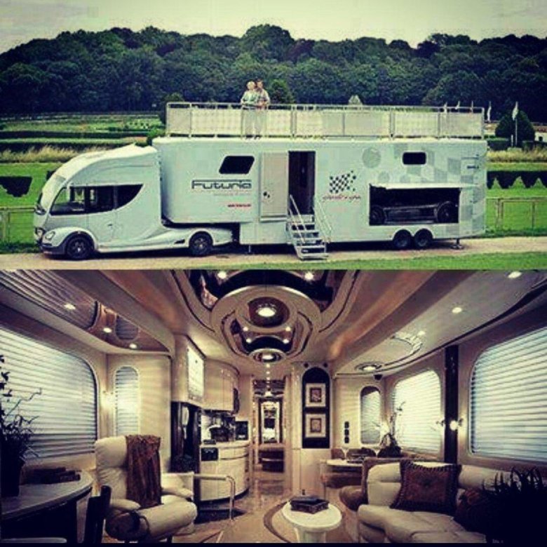 Двухэтажный кемпер автодом