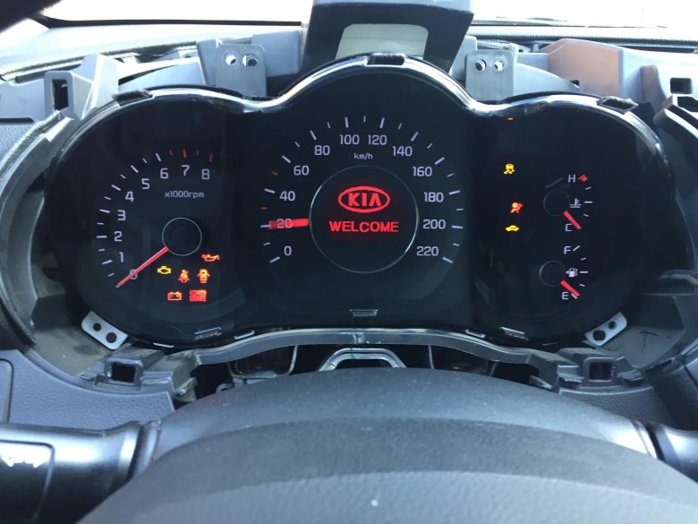 Панель супервижн Kia Rio 3