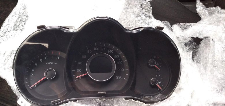 Панель приборов Киа Рио 4 супервижн