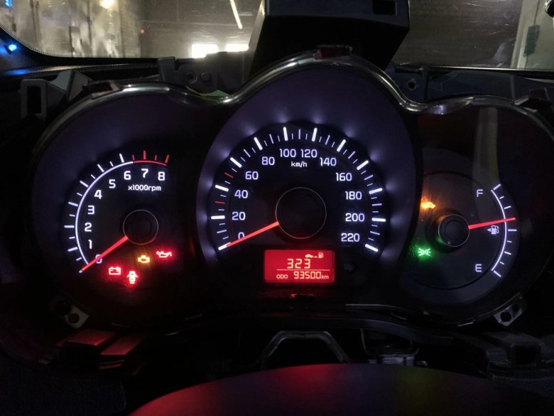 Приборная панель кия Рио 2013