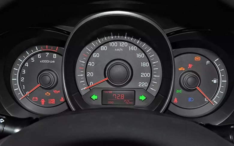 Kia Rio 2015 приборная панель