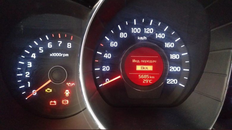 Приборная панель Kia Rio 2013