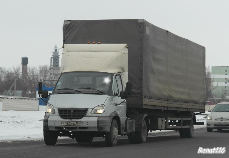 ГАЗ 3310 Валдай с прицепом