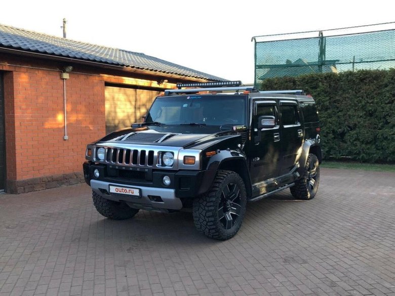 Хаммер h2 2008 черный